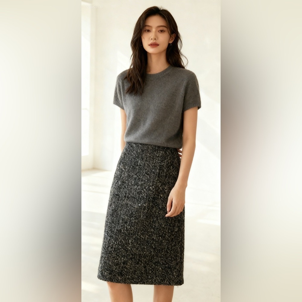 Eddie Bauer wool pencil skirt size 4